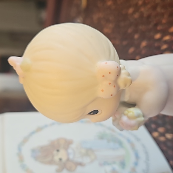 2 pce Set '95 '97 Precious Moments Confirmation Gift Jesus Frame and Figurine - Picture 11 of 14